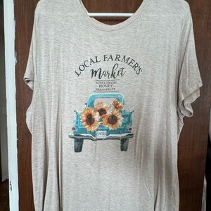 Maurices Cream Casual Tee